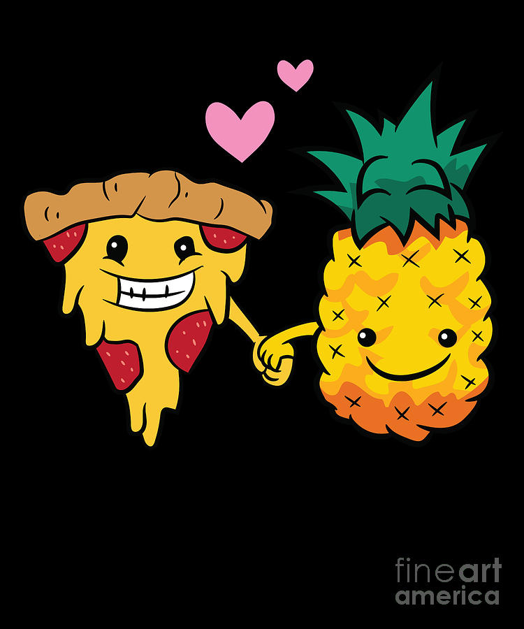 Funny Pizza Lover Pineapple Pizza Digital Art by EQ Designs - Fine Art ...