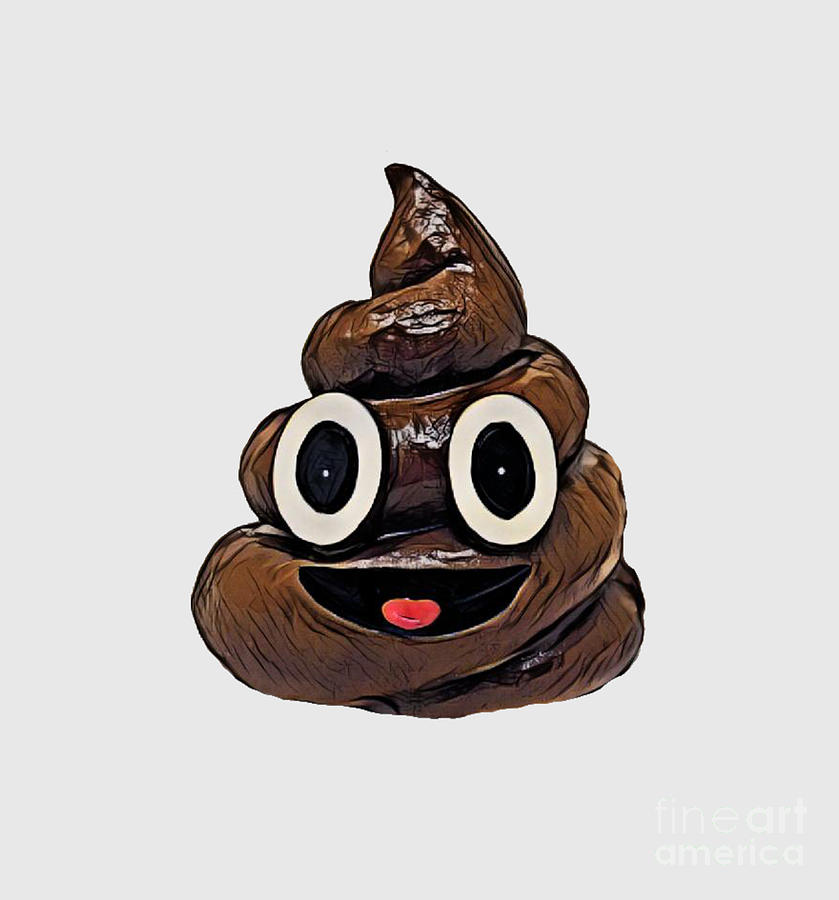 Funny Poop Funny Meme Pillow Smile Emoji Mouth Painting by Luga Leon -  Pixels