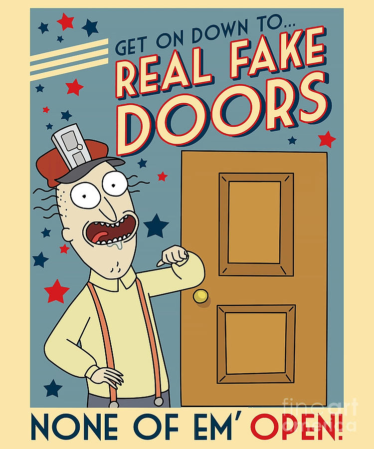 Funny Rick and Morty Real Fake Doors Interdimensional Cable ...