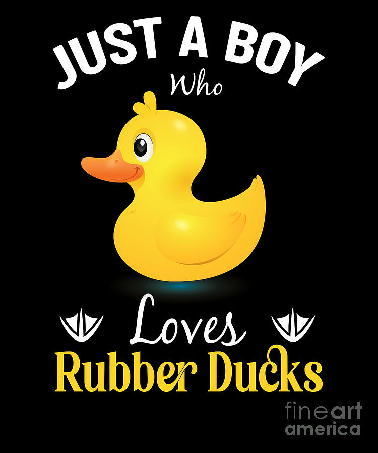 Funny Rubber Duckie Digital Art by RaphaelArtDesign - Pixels