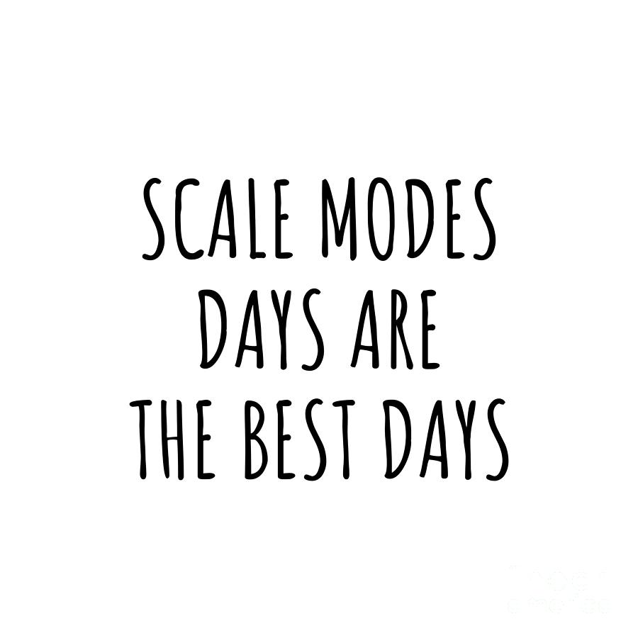 Hobby Digital Art - Funny Scale Modes Days Are The Best Days Gift Idea For Hobby Lover Fan Quote Inspirational Gag by FunnyGiftsCreation