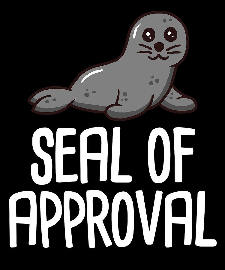 Funny Seal Ocean Pun Digital Art by Michael S - Pixels