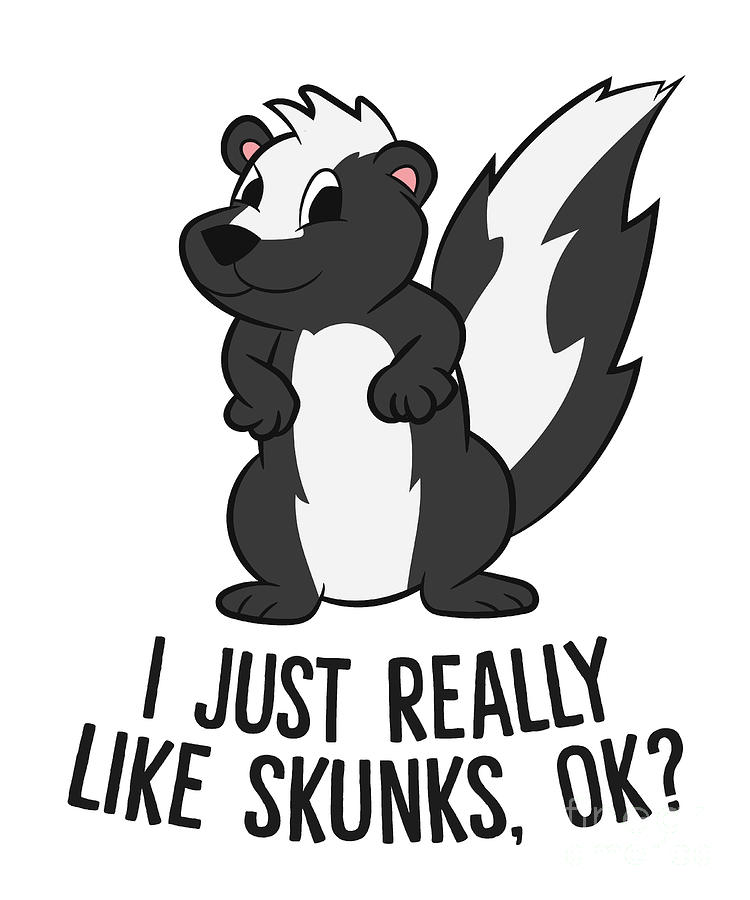 Funny Skunks Lover Gift I Just Really Like Skunks Tapestry - Textile by ...