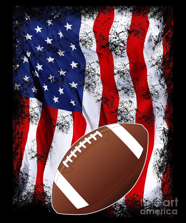 Funny Sunday USA American Football Player Gift Digital Art by Lukas Davis -  Fine Art America