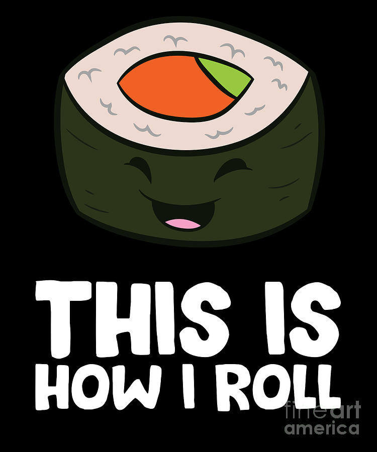 Sushi Sake Nigiri Sushi Lover Gift Idea' Sticker | Spreadshirt