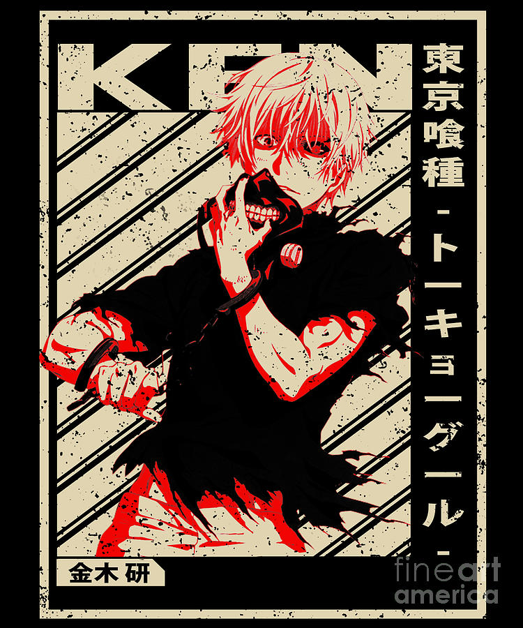 Tokyo Ghoul Kaneki Ken Japanese Anime HD Wall Art Decoration