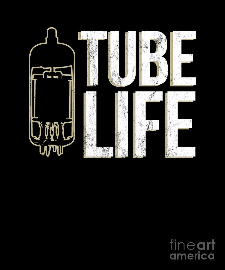 Funny Tube Life Vacuum Tube Radio Amp Drawing by Noirty Designs - Fine Art  America