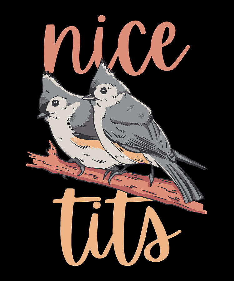 Funny Tufted Titmouse Bird Watching T Wife Digital Art By P A Fine Art America