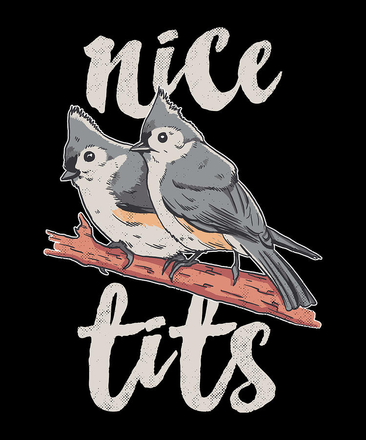 Funny Calm Your Tits Tufted Titmouse Bird T Digital Art By Qwerty My Xxx Hot Girl