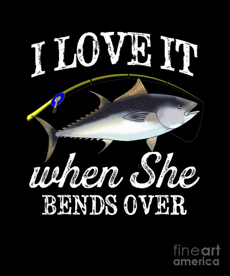 Funny Tuna Fishing Freshwater Saltwater Fish Gift Digital Art by Lukas  Davis - Fine Art America