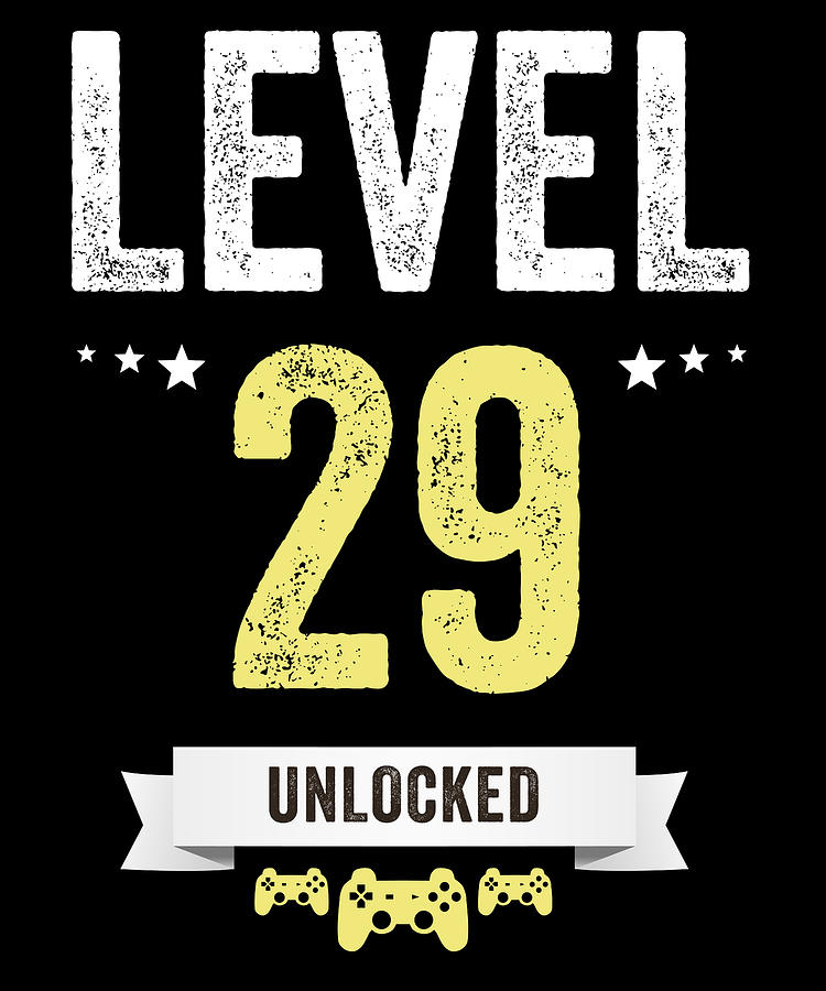 VTMMO Level 29 Unlocked Over The Hill Gamer The 29th Birthday Gift Unisex Tank
