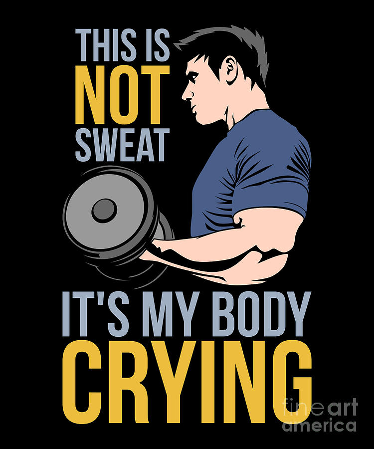 Funny Weightlifting Gym Digital Art By Raphaelartdesign Fine Art America