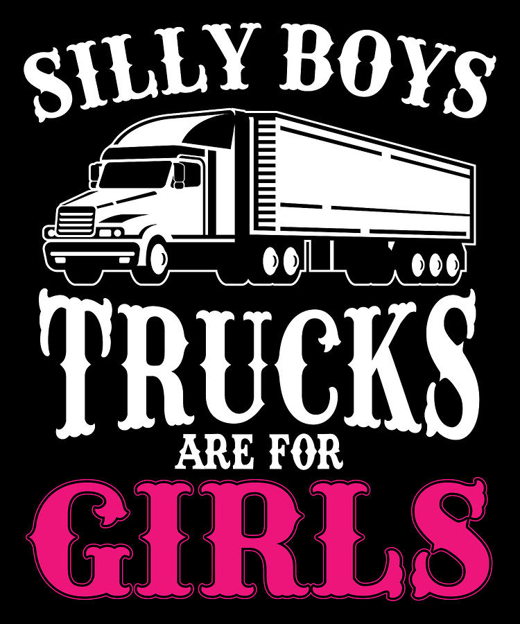 Multicolor Cool Trucker Gifts Vehicle Semi Truck Accessories Funny Truck Driver for Women Girls Lorry Cab Female Driving Throw Pillow 18x18