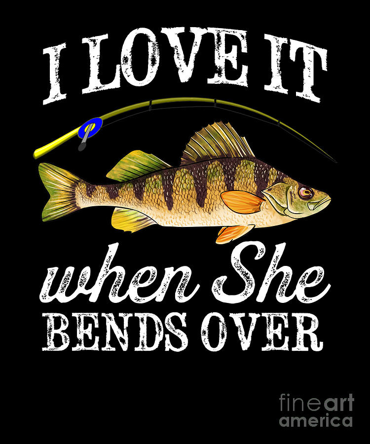 Funny Yellow Perch Fishing Angler Fisherman Gift Digital Art by Lukas ...