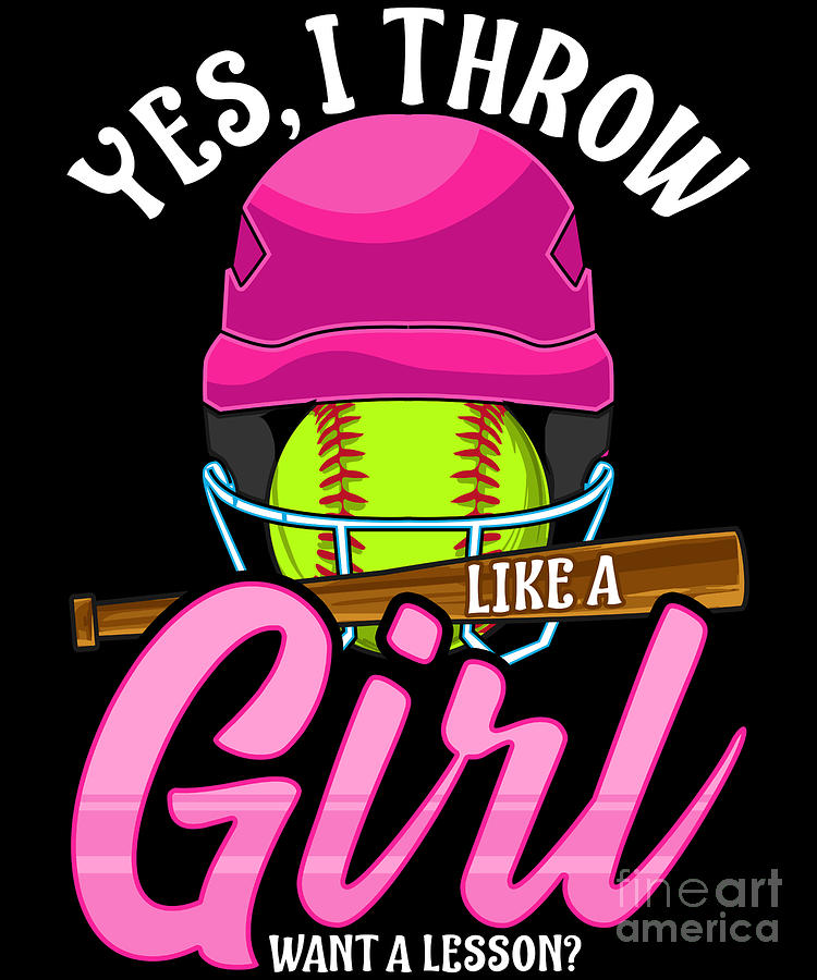 Yes I Throw Like A Girl, Want A Lesson T-Shirt White / Small
