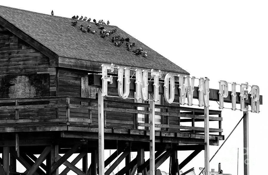 Funtown Pier at Seaside Heights in New Jersey Photograph by John Rizzuto