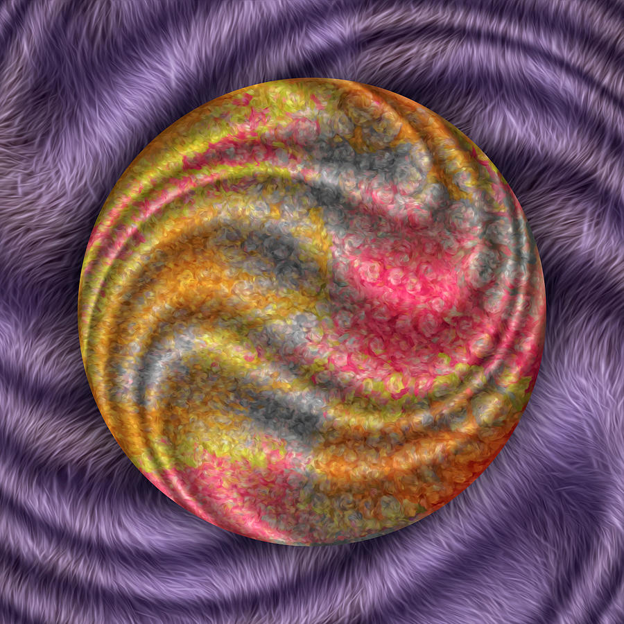 Furrily Swirling Mystery Twirl Digital Art by Becky Titus