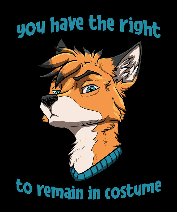 Fursona Costume - Furries Cosplay Furry Fandom Digital Art by Crazy ...