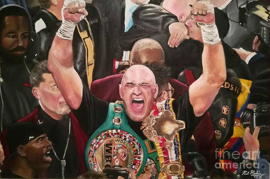 Tyson Fury Painting - Tyson Fury by Paul Machin