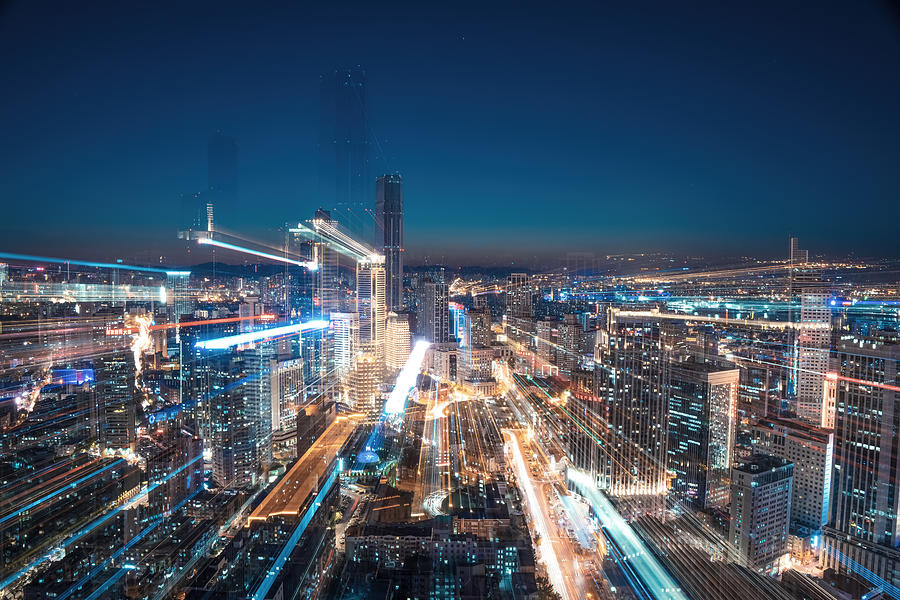 Future Cities, Big Data Photograph by Shunli Zhao