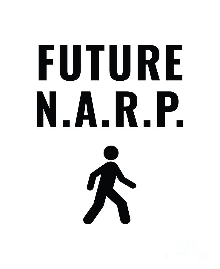 Future Narp Baby Black Digital Art