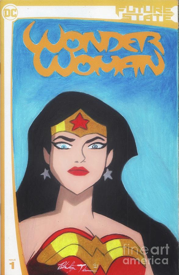 Future State Wonder Woman 1 Drawing by Philippe Thomas