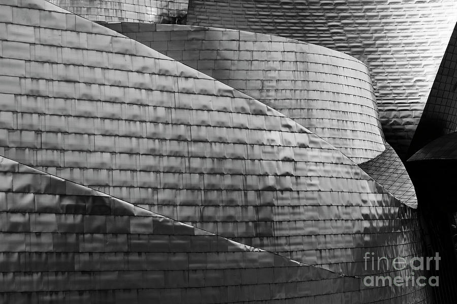 Futuristic Curves Guggenheim Museum Bilbao Spain Photograph by James Brunker