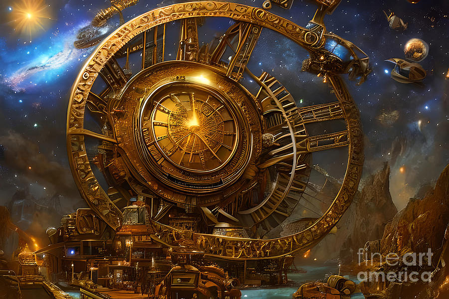 Futuristic time machine Digital Art by Kristiina Hillerstrom - Fine Art ...