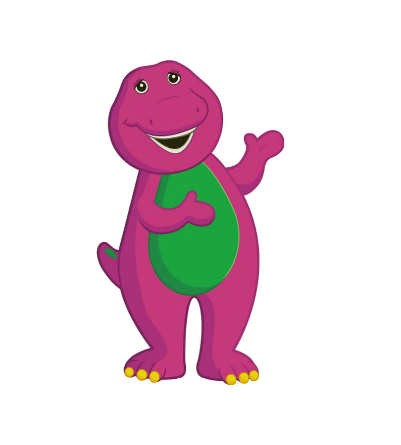 fuuny Barney the dinosaur Poster music Painting by Bradley Andrew | Pixels