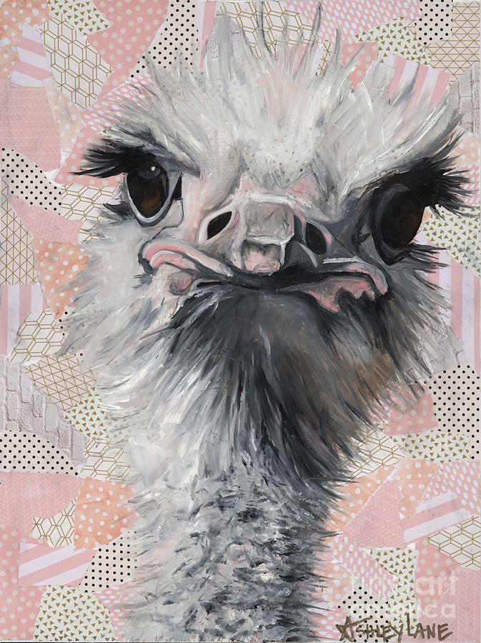 Fuzzy and Fierce Painting by Ashley Lane
