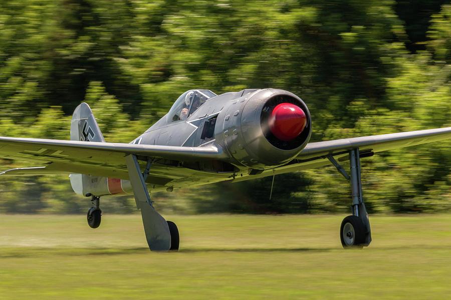 FW-190A Taking Off Photograph by Liza Eckardt
