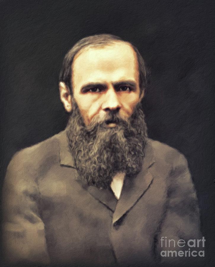 Fyodor Dostoevsky, Literary Legend Painting by John Springfield