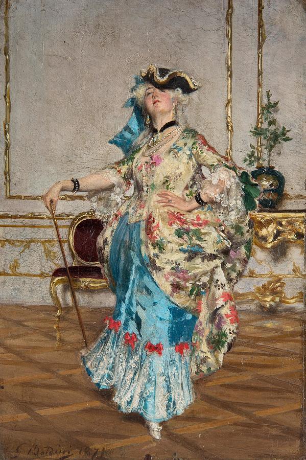 An Elegant Lady Painting by Giovanni Boldini | Fine Art America