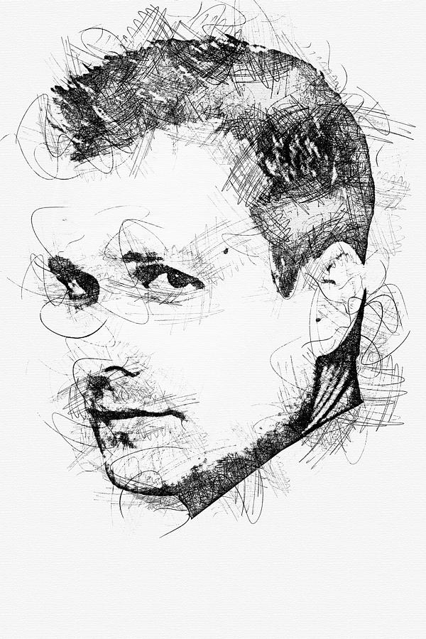 Gabriel Macht Harvey Specter Digital Art by Michael Earch - Fine Art ...