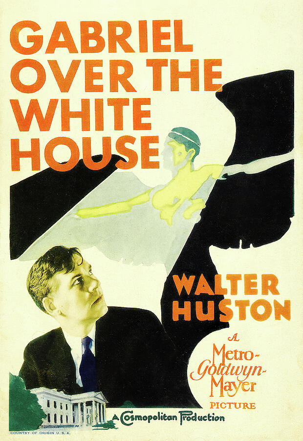 Gabriel Over the White House, with Walter Huston, 1933 Mixed Media by Stars on Art Gabriel Over the White House, with Walter Huston, 1933 Mixed Media by Stars on Art