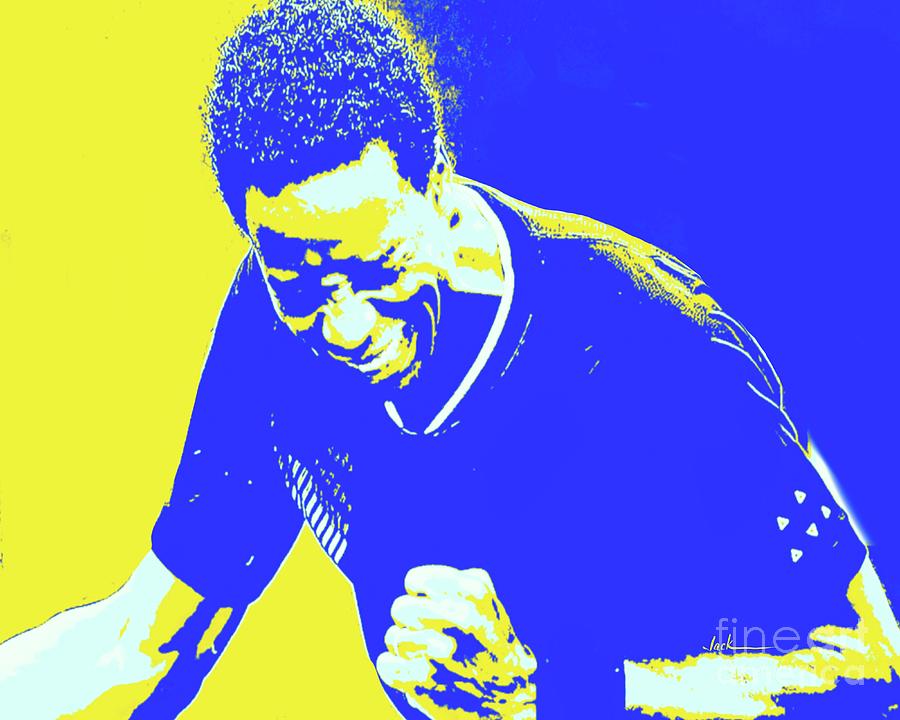 Monfils Painting - Gael Monfils by Jack Bunds Monfils Painting - Gael Monfils by Jack Bunds