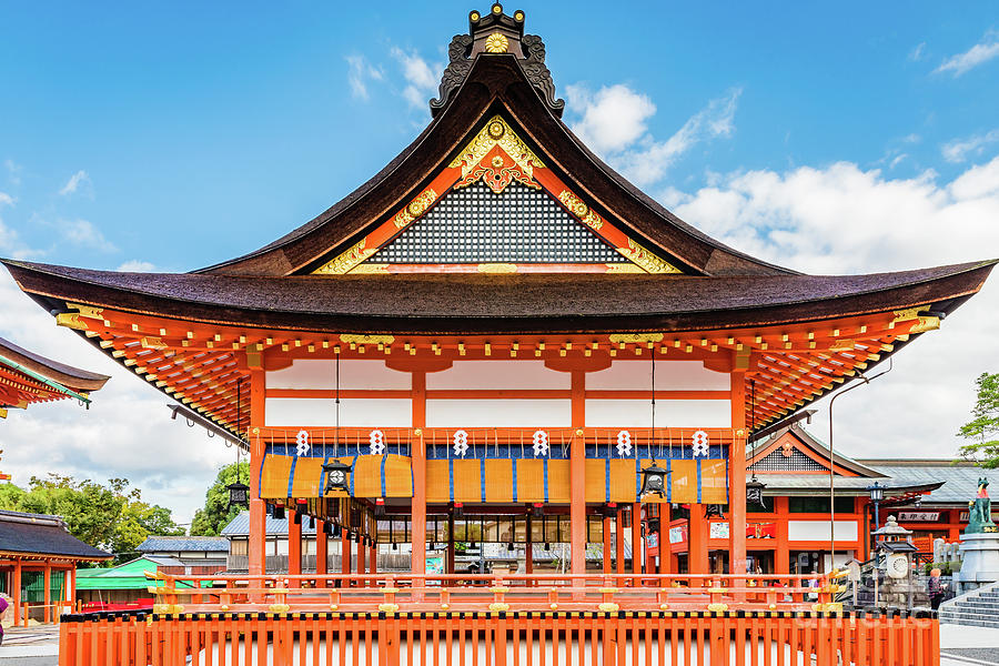 Gai-Haiden, Fushimi Inari-Taisha shrine, Kyoto #2 Photograph by Lyl Dil Creations