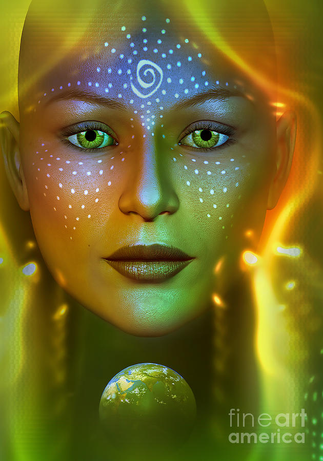 Gaia 2 ... Digital Art by Shadowlea Is