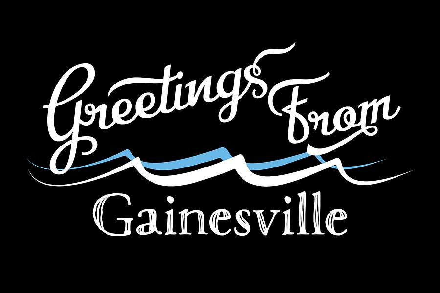 Gainesville Digital Art - Gainesville Florida Water Waves by Flo Karp