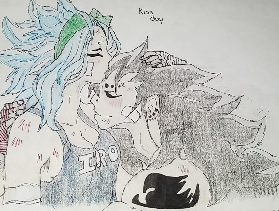 Gajeel And Levy Drawing By Taylor Bash