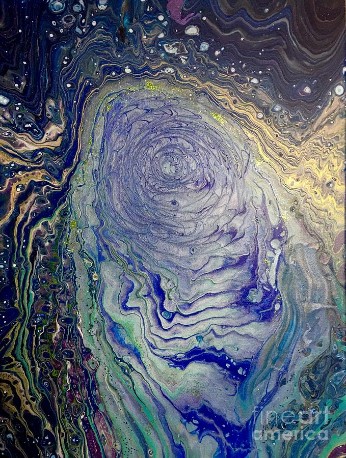 Galactic Abyss Painting by Karen Ann