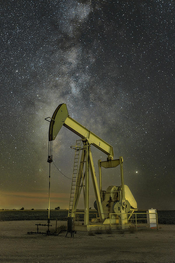 Galactic Pumpjack Photograph by James Clinich