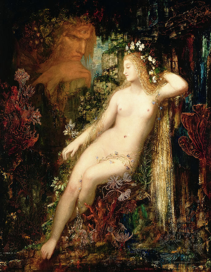 Gustave Moreau Painting - Galatea, 1881 by Gustave Moreau Gustave Moreau Painting - Galatea, 1881 by Gustave Moreau