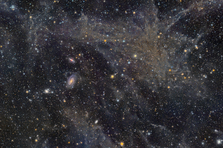 Galaxies and Deep Space Dust Photograph by Temujin Nana