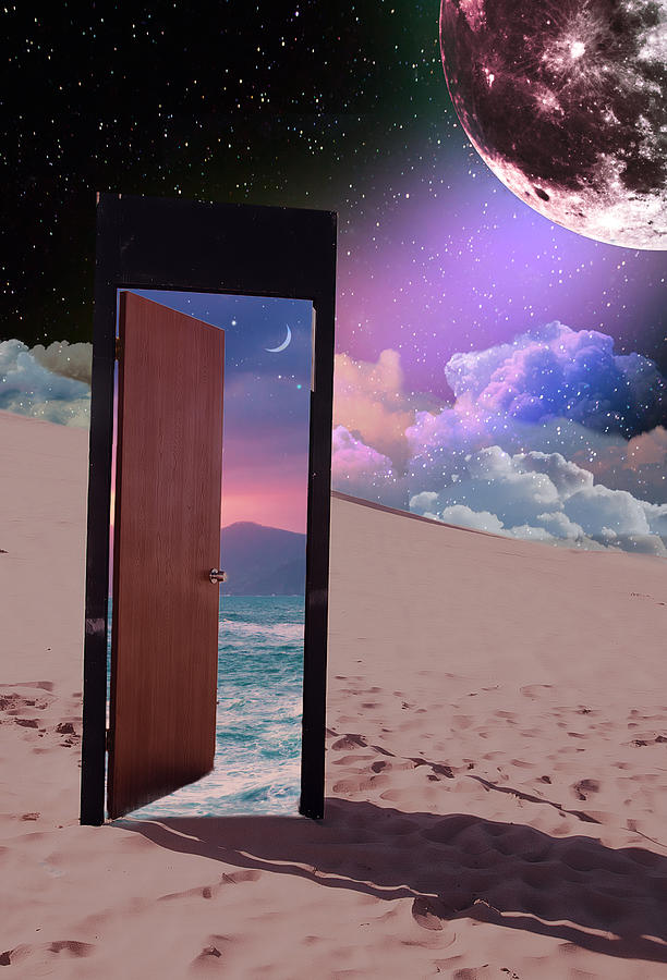 Galaxy Door Digital Art By Lia W Fine Art America