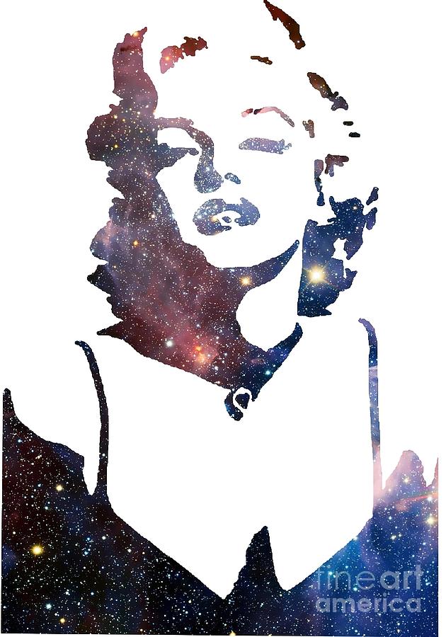 Galaxy Marilyn Monroe Painting by Alfie Samantha Fine Art America