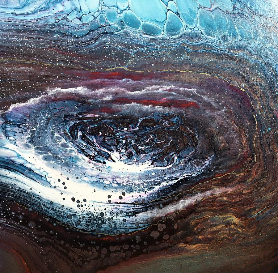 Galaxy Series 2 Painting by Soraya Silvestri