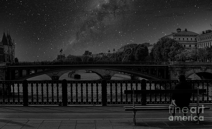 Paris Photograph - Galaxy Sky Paris  by Chuck Kuhn