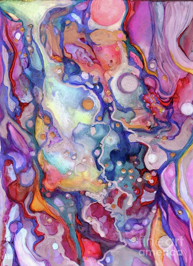 Galaxy of Color Painting by Liz Evensen - Fine Art America