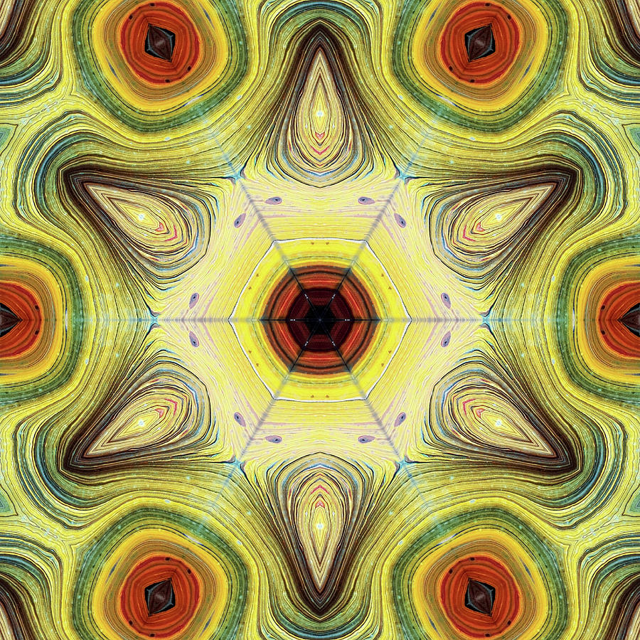 Galaxy - the milky way - Kaleidoscope1 Digital Art by Themayart